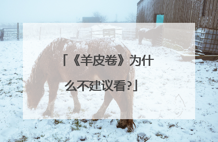 《羊皮卷》为什么不建议看?