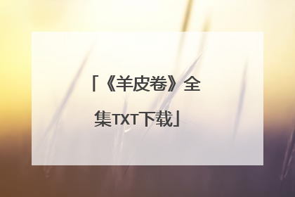 《羊皮卷》全集TXT下载