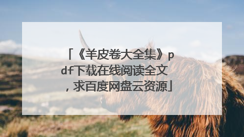 《羊皮卷大全集》pdf下载在线阅读全文,求百度网盘云资源