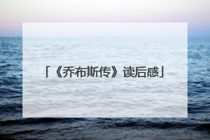 《乔布斯传》读后感