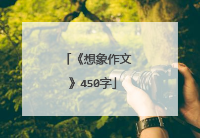 《想象作文》450字