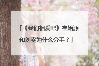 《我们相爱吧》崔始源和刘雯为什么分手？