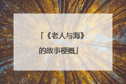 《老人与海》的故事梗概