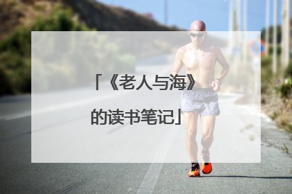 《老人与海》的读书笔记