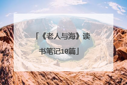 《老人与海》读书笔记10篇