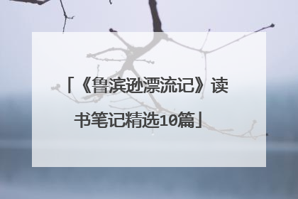 《鲁滨逊漂流记》读书笔记精选10篇