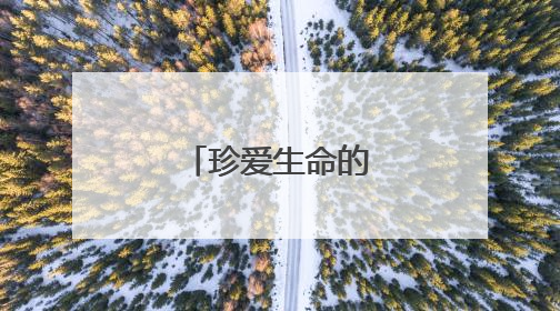 珍爱生命的名言和名句