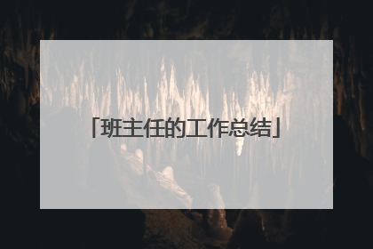 班主任的工作总结