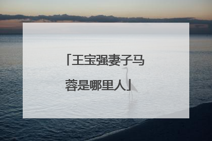 王宝强妻子马蓉是哪里人