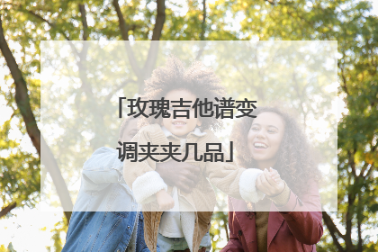 玫瑰吉他谱变调夹夹几品