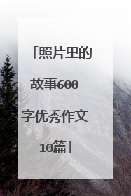 照片里的故事600字优秀作文10篇