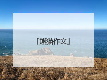 熊猫作文