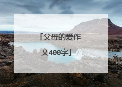 父母的爱作文400字