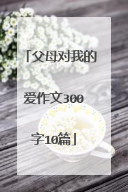 父母对我的爱作文300字10篇