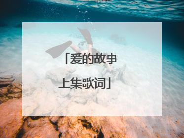 爱的故事上集歌词