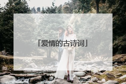 爱情的古诗词
