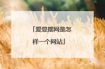 爱显摆网是怎样一个网站