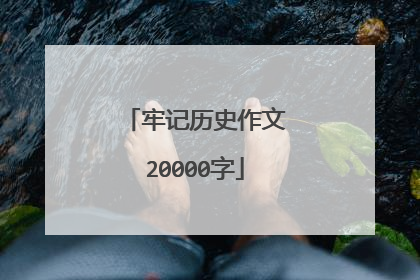 牢记历史作文20000字