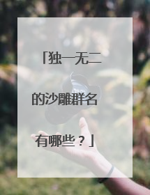 独一无二的沙雕群名有哪些？