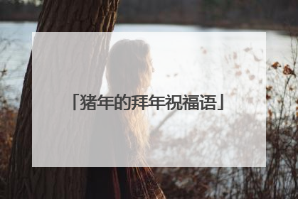 猪年的拜年祝福语