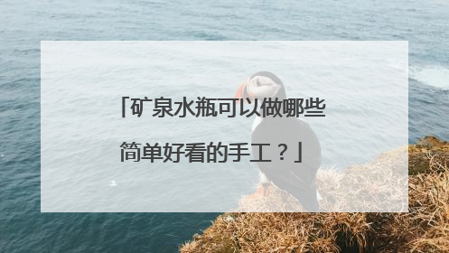 矿泉水瓶可以做哪些简单好看的手工?