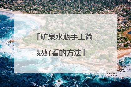 矿泉水瓶手工简易好看的方法