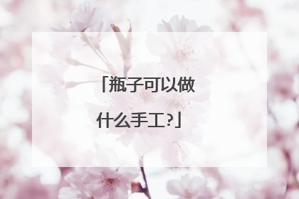瓶子可以做什么手工?