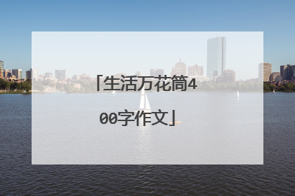 生活万花筒400字作文