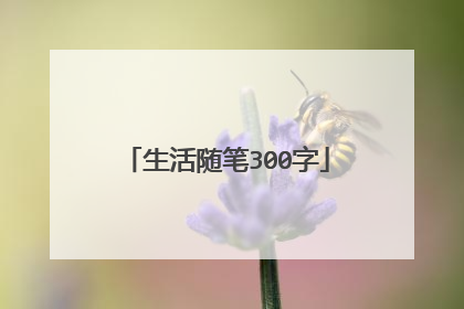 生活随笔300字