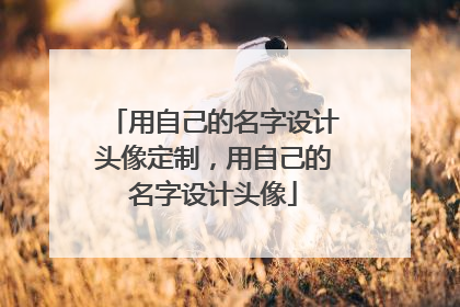 用自己的名字设计头像定制,用自己的名字设计头像