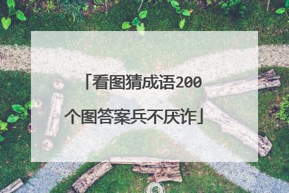 看图猜成语200个图答案兵不厌诈
