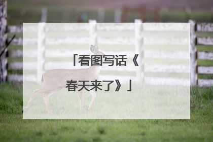 看图写话《春天来了》