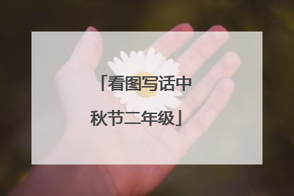 看图写话中秋节二年级