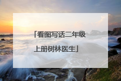 看图写话二年级上册树林医生