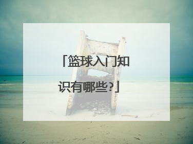 篮球入门知识有哪些?
