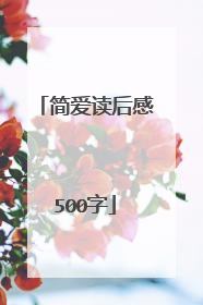 简爱读后感500字
