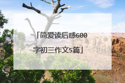简爱读后感600字初三作文5篇