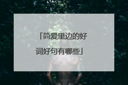 简爱里边的好词好句有哪些