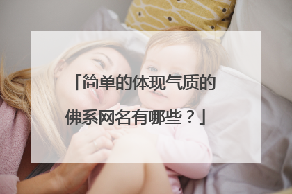 简单的体现气质的佛系网名有哪些？