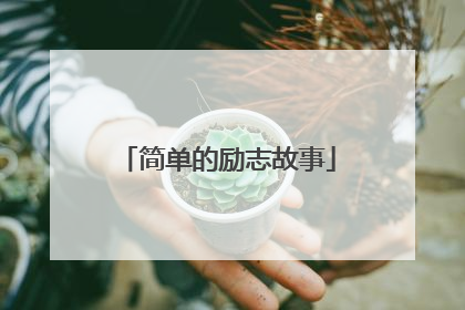 简单的励志故事