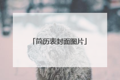 简历表封面图片