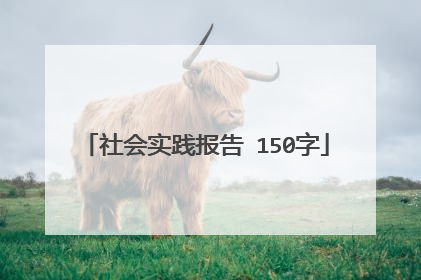 社会实践报告 150字