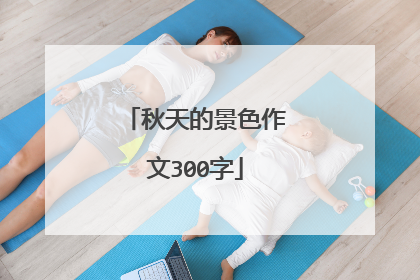 秋天的景色作文300字