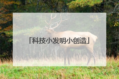 科技小发明小创造