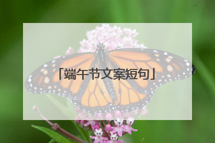 端午节文案短句