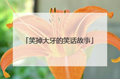 笑掉大牙的笑话故事