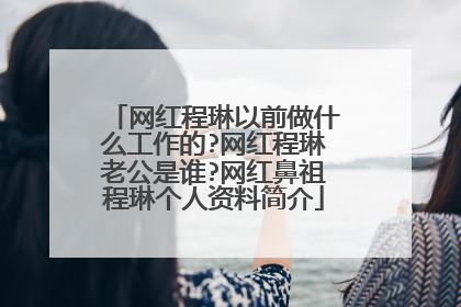 网红程琳以前做什么工作的?网红程琳老公是谁?网红鼻祖程琳个人资料简介