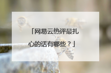 网易云热评最扎心的话有哪些?