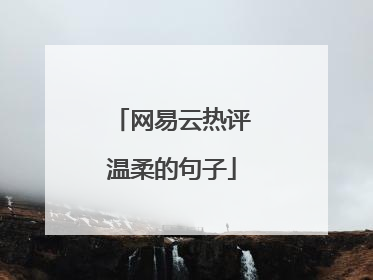 网易云热评温柔的句子
