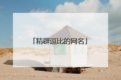 精辟逗比的网名